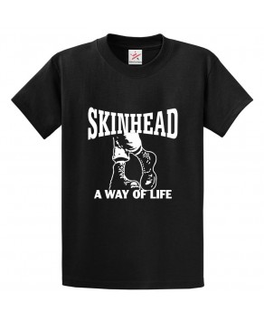 Skin Head A Way Of Life Classic Unisex Kids and Adults T-Shirt for Book Lovers